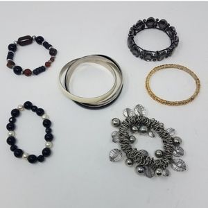 Bundle of‎ 6 Women Fashion Bracelets